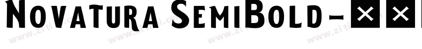 Novatura SemiBold字体转换
